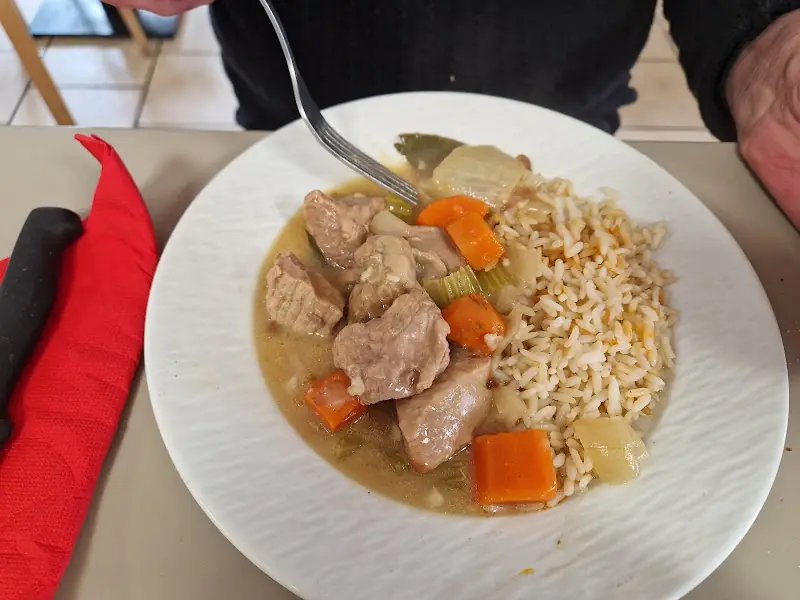 Assiette préparée au Le relais