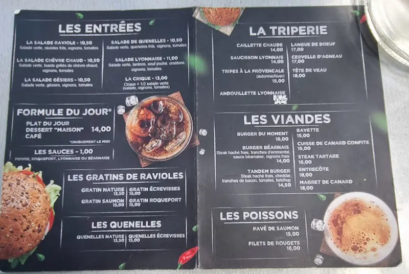 Plat servi au Tandem à Portes-lès-Valence